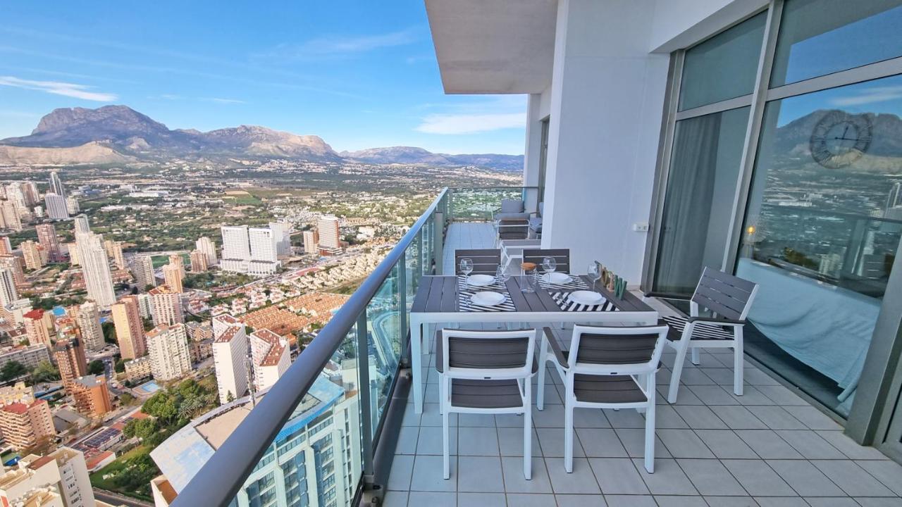 ベニドルムSkyline 41 Gran Lujo, Terraza Grande Y Vistas Al Mar - Planta 41アパートメント エクステリア 写真