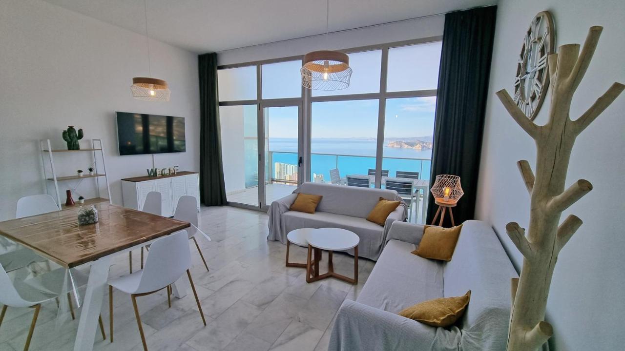 ベニドルムSkyline 41 Gran Lujo, Terraza Grande Y Vistas Al Mar - Planta 41アパートメント エクステリア 写真